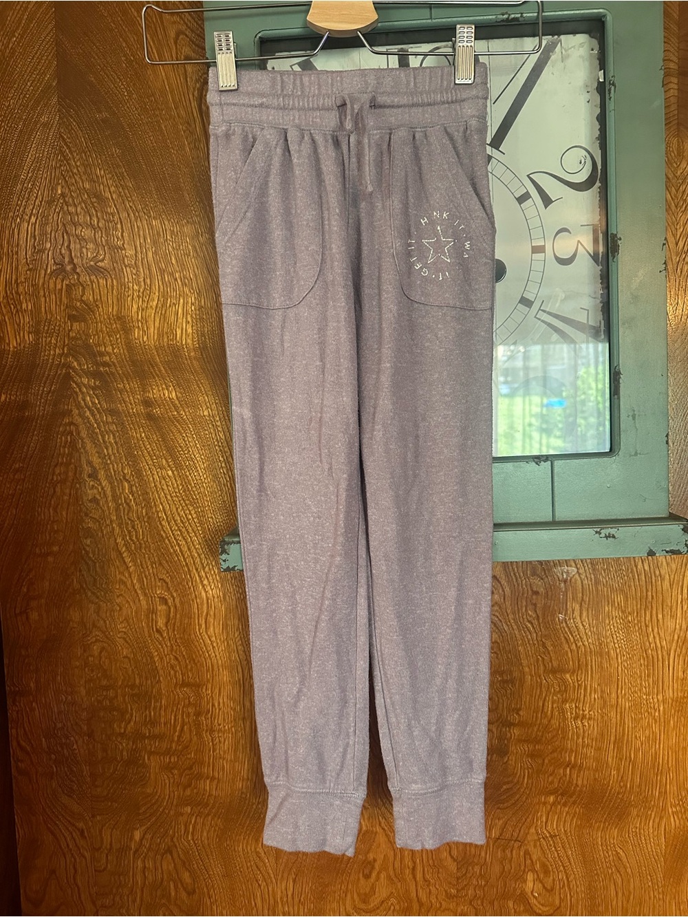 Girls' Lavender Heather Jogger Pants